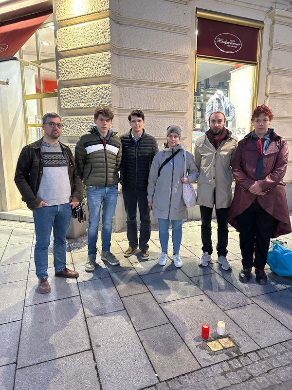 Novembergedenken & Stolpersteine reinigen 2024